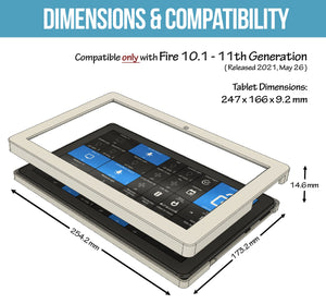 Amazon Fire HD 10 Plus (2023, 13th Gen) 10.1" Tablet Wall Mount