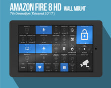 Load image into Gallery viewer, Amazon Fire HD 8 Tablet (7 / 9 Generation) Wall Mount – BLACK