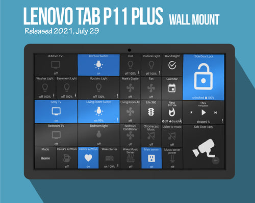 Lenovo Tab P11 Plus 11 Tablet Wall Mount – BLACK