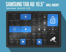 Load image into Gallery viewer, Samsung Tab A8 10.5 Tablet ( SM-x200 / 205 ) Wall Mount – BLACK