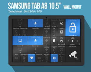 Samsung Tab A8 10.5 Tablet ( SM-x200 / 205 ) Wall Mount – BLACK