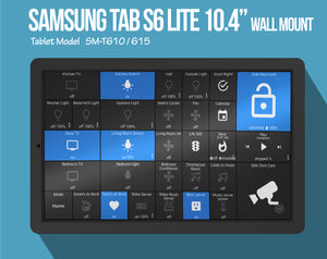 Samsung Tab S6 Lite 10.4 Tablet ( SM-P610 / 615 ) Wall Mount – BLACK