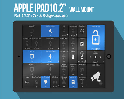 Apple iPad 10.2 Tablet (7 / 8 Generation) Wall Mount – BLACK
