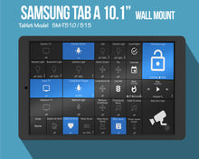 Load image into Gallery viewer, Samsung Tab A 10.1 Tablet ( SM-T510 / 515 ) Wall Mount – BLACK