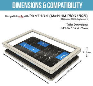 Samsung Tab A7 Lite 8.7 Tablet ( SM-T220 / 225 ) Wall Mount – BLACK