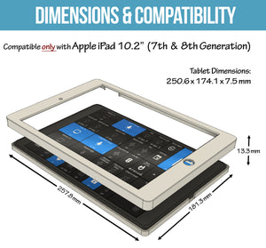 Apple iPad 10.2 Tablet (7 / 8 Generation) Wall Mount – BLACK