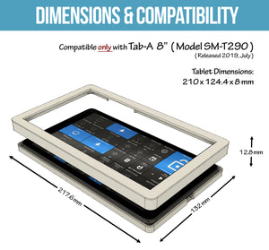 Samsung Tab A 8 Tablet ( SM-T290 / 295 ) Wall Mount – BLACK