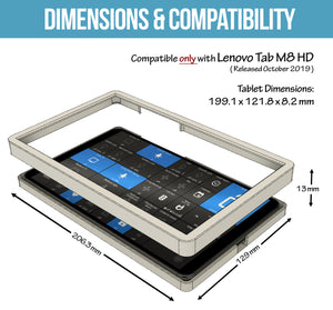 Lenovo Tab M8 HD 8 Tablet Wall Mount – WHITE