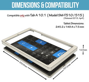 Samsung Tab A 10.1 Tablet ( SM-T510 / 515 ) Wall Mount – BLACK