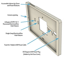 Load image into Gallery viewer, Samsung Tab A 10.1 Tablet ( SM-T510 / 515 ) Wall Mount – BLACK